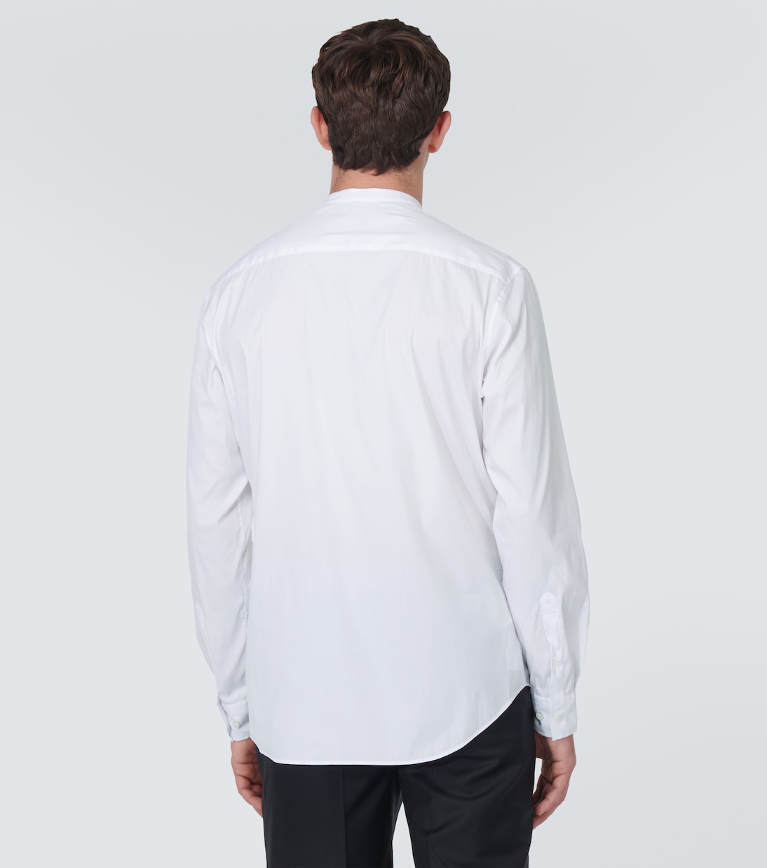 Camicia in popeline di misto cotone | Giorgio Armani