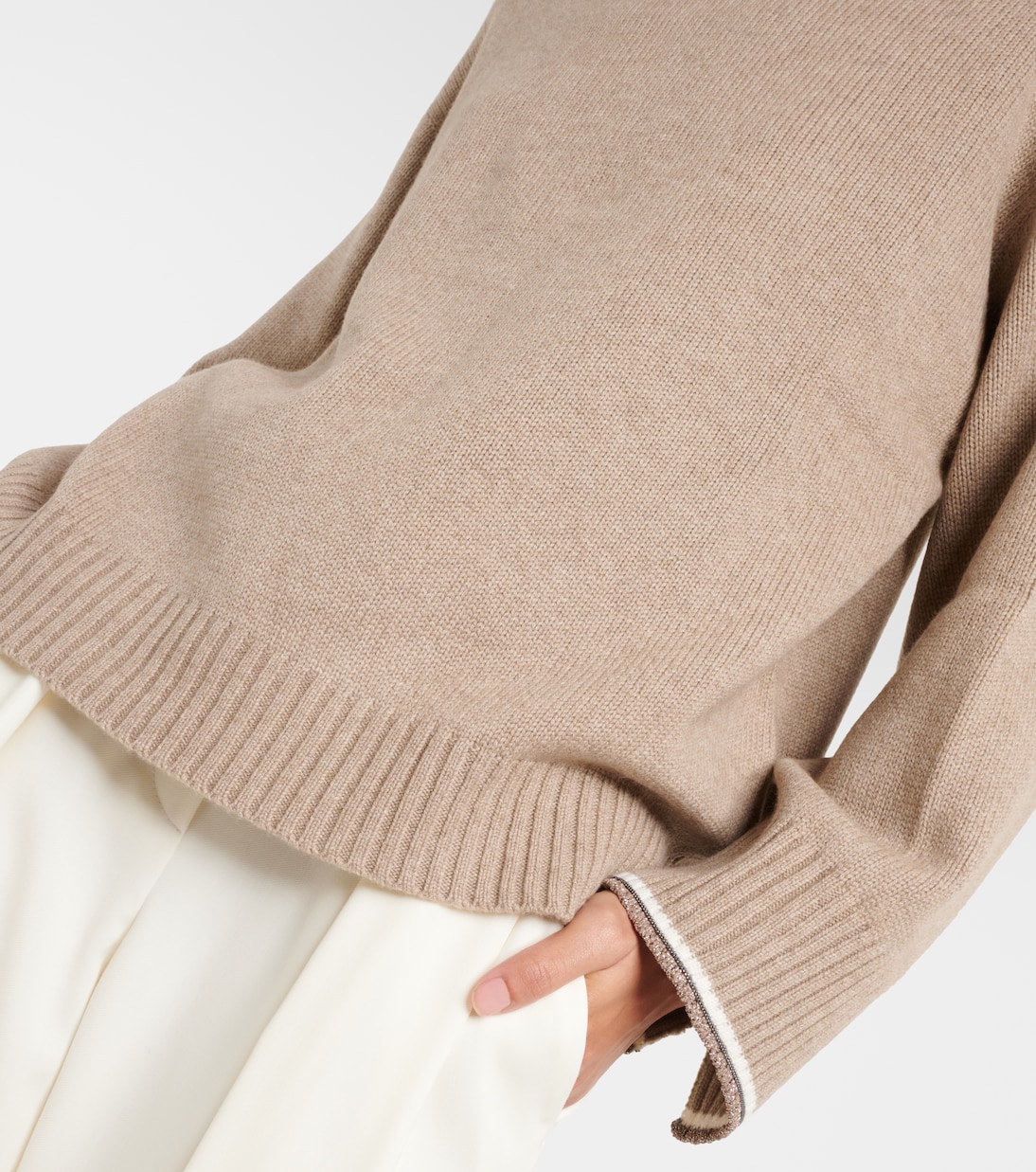 Jersey de lana, cachemir y seda | Brunello Cucinelli