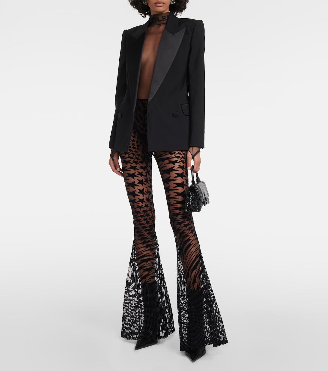 Pantalon ample à taille haute | Mugler