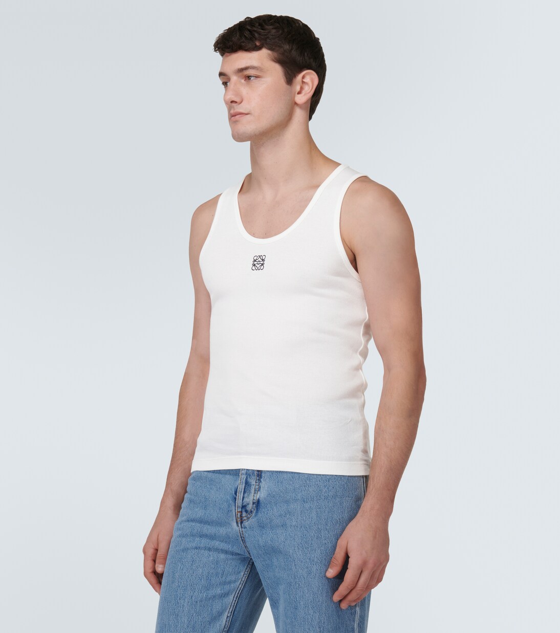 Anagram cotton-blend tank top | Loewe