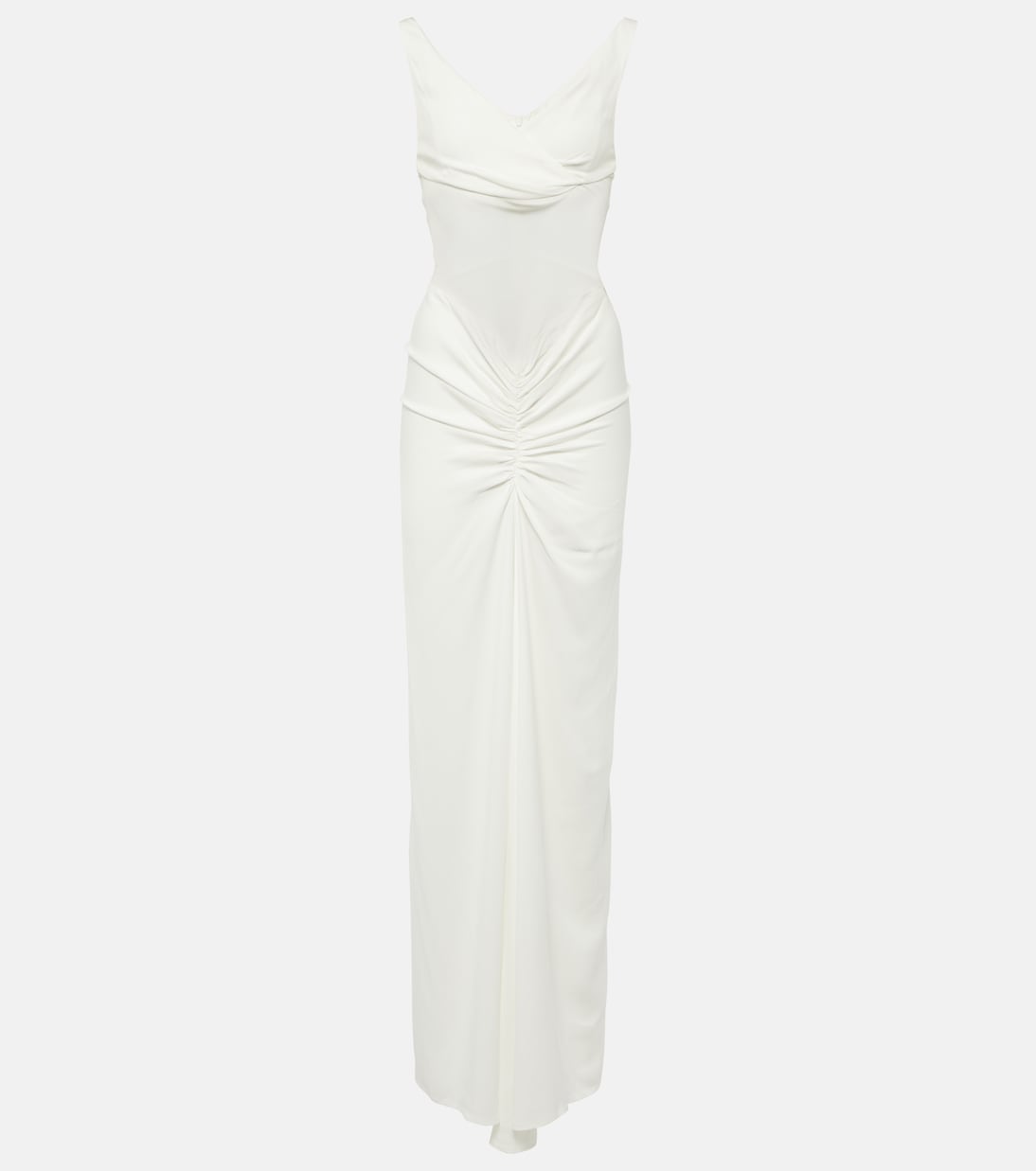 Fusion ruched jersey maxi dress | Christopher Esber