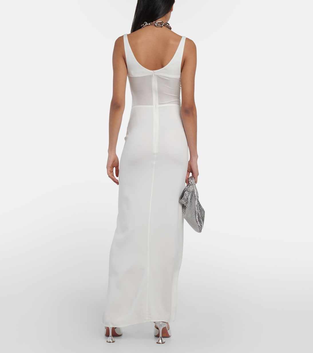 Fusion ruched jersey maxi dress | Christopher Esber