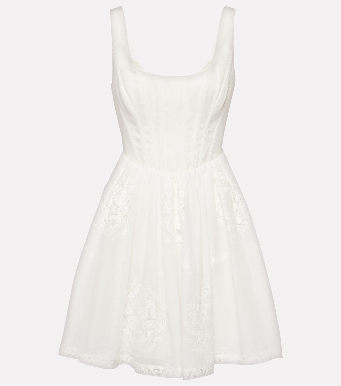 Alight bustier ramie minidress | Zimmermann