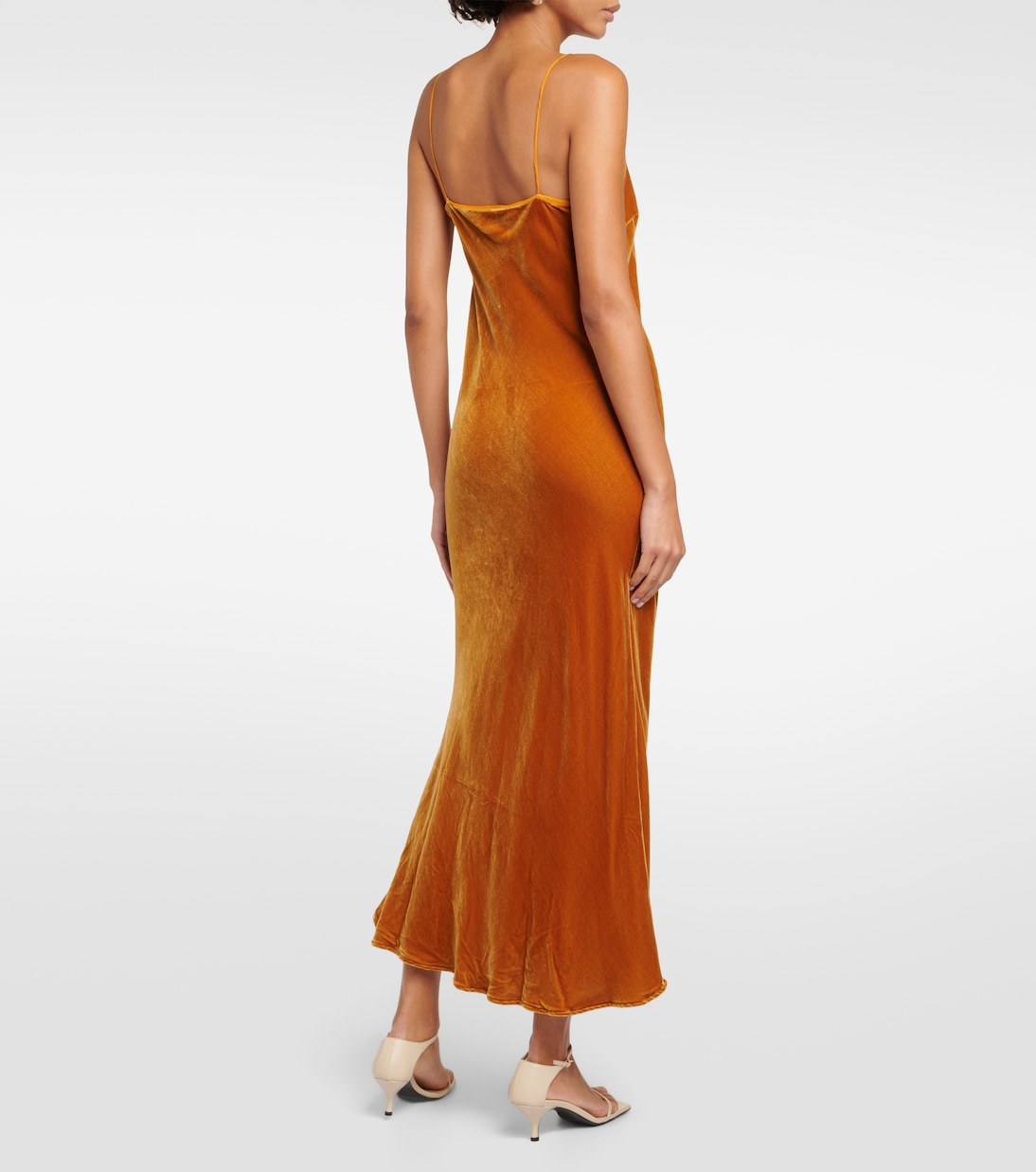 Maxikleid Lyon aus Samt | Asceno