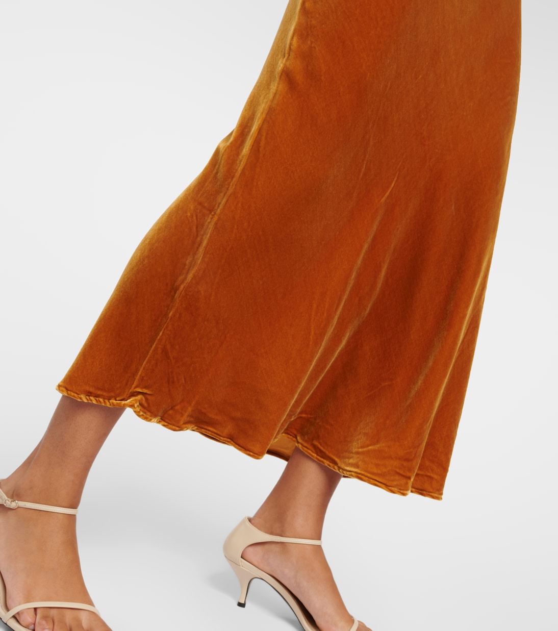 Maxikleid Lyon aus Samt | Asceno