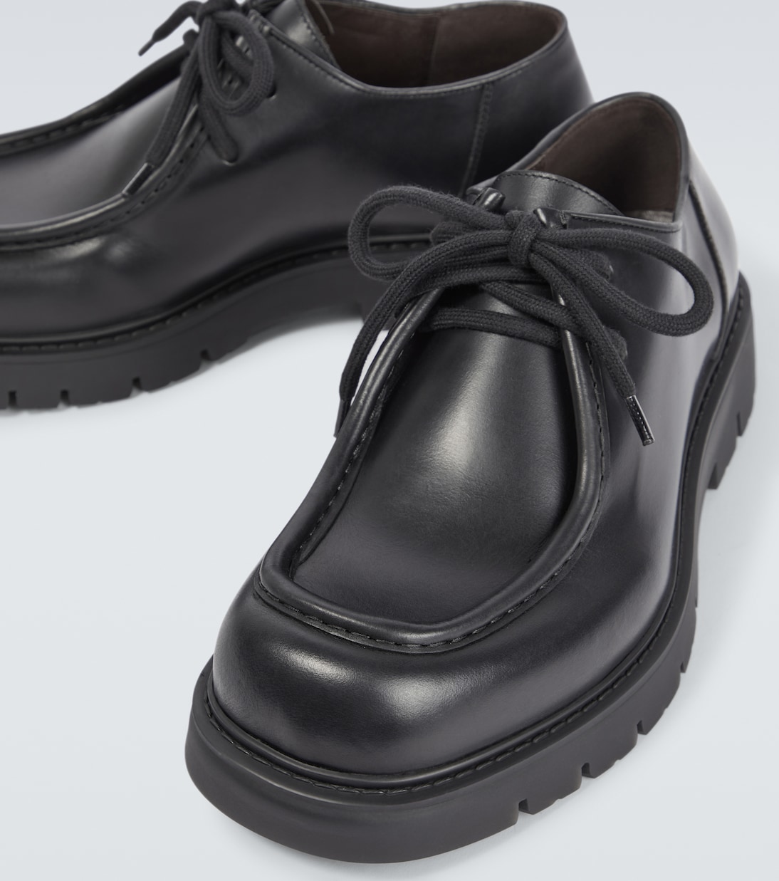 Stringate Derby Haddock in pelle | Bottega Veneta