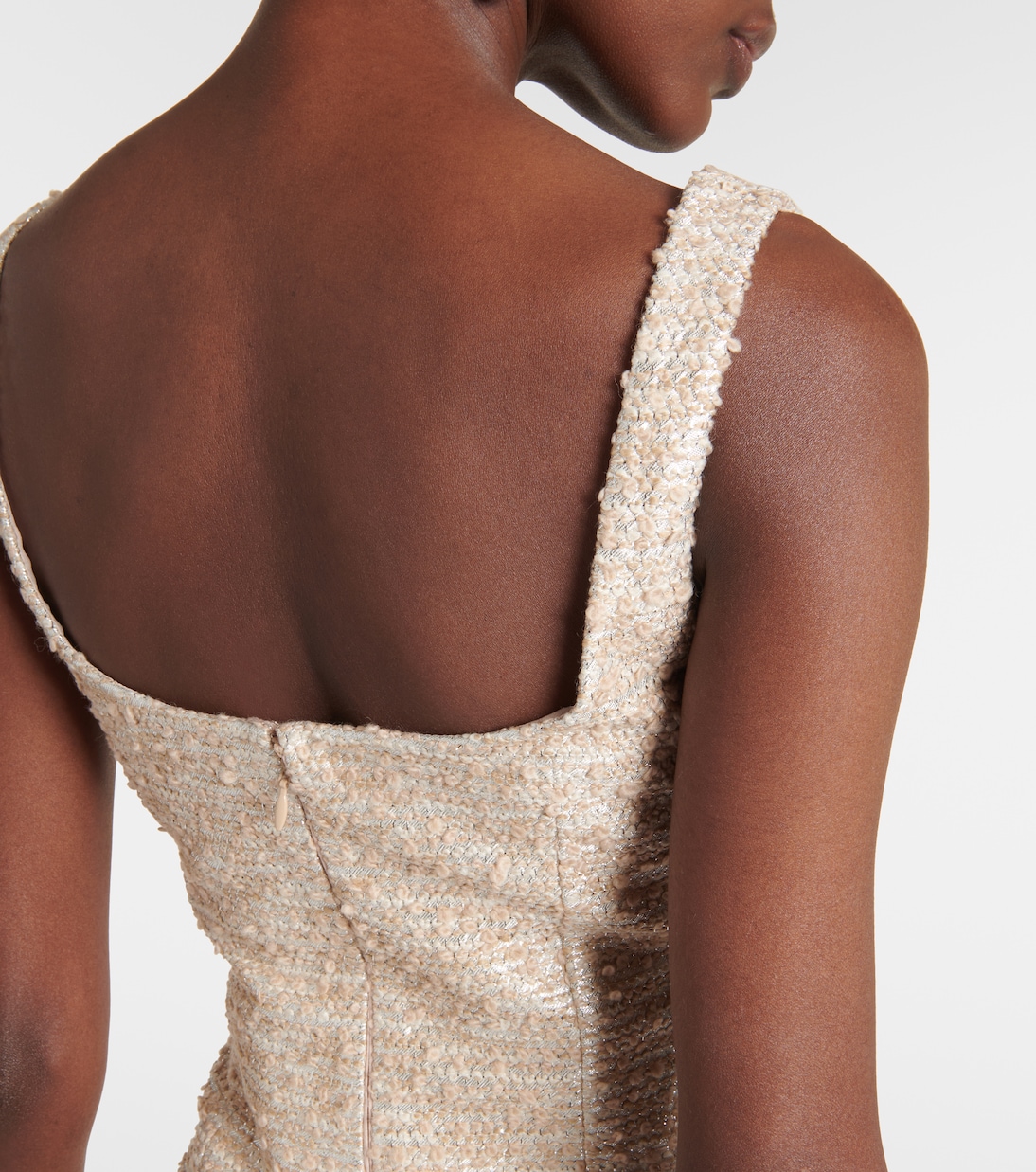 Tibby jacquard tweed minidress | Emilia Wickstead