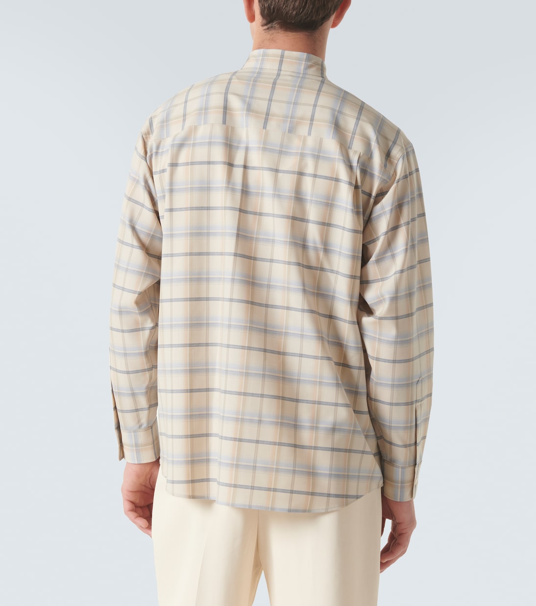 Camicia in lana a quadri | Auralee