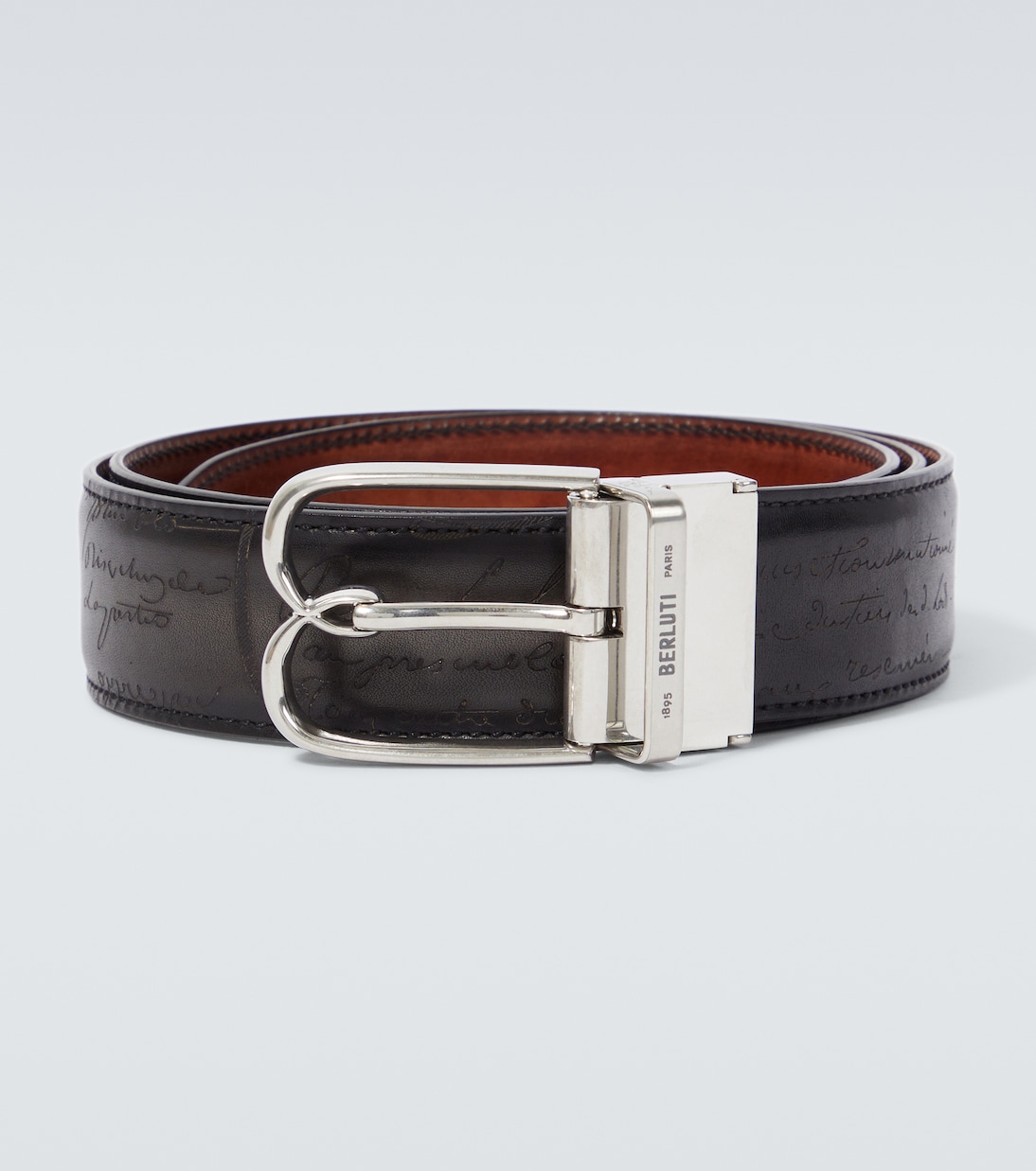 Wendbarer Gürtel B Volute Scritto aus Leder | Berluti