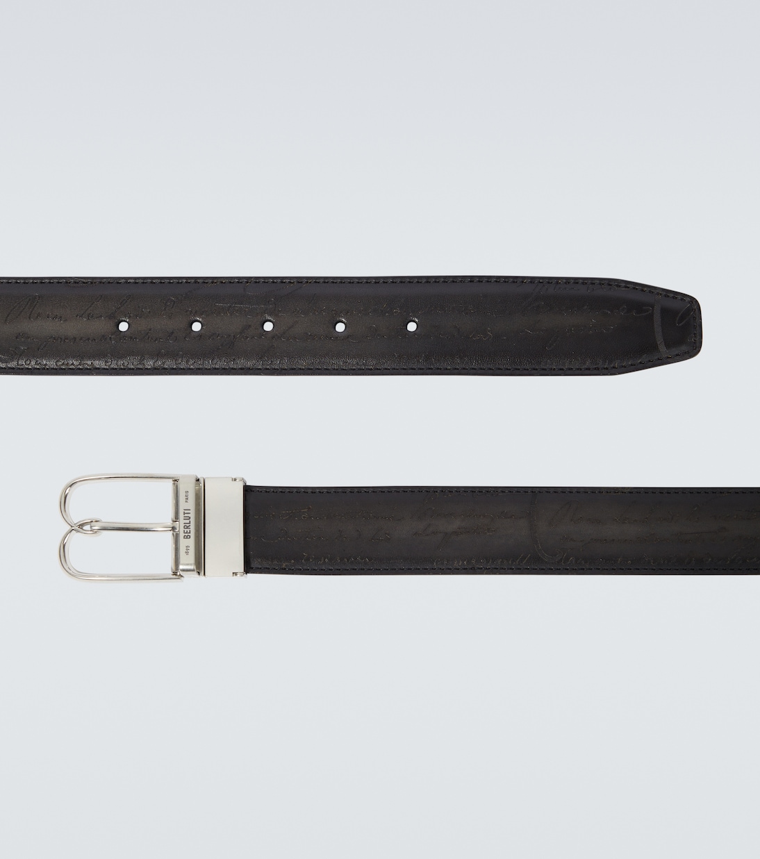 Wendbarer Gürtel B Volute Scritto aus Leder | Berluti