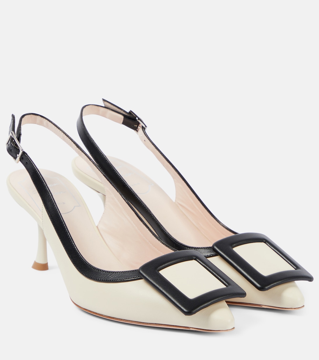 Slingback-Pumps Viv' In The City aus Leder | Roger Vivier