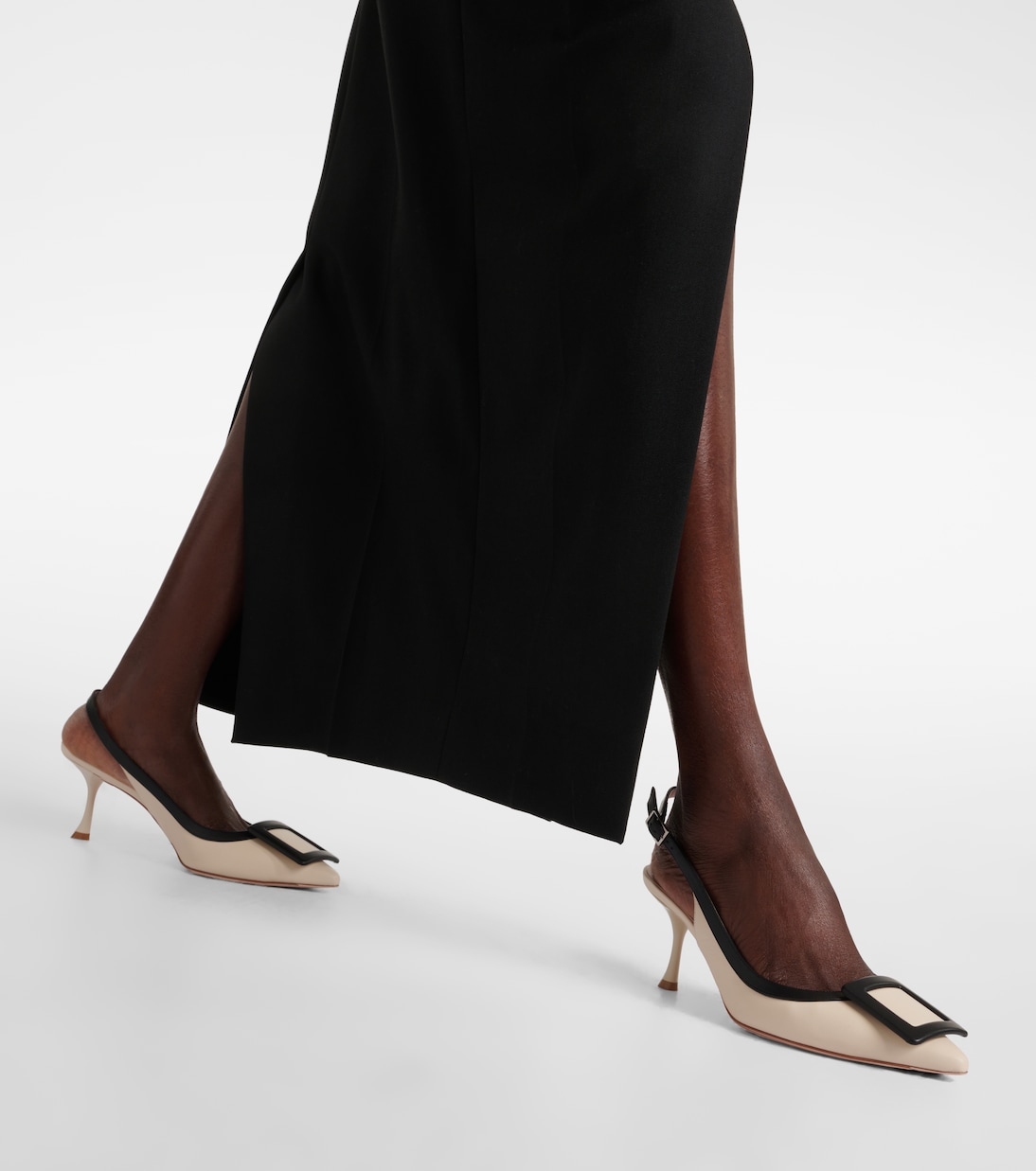 Slingback-Pumps Viv' In The City aus Leder | Roger Vivier