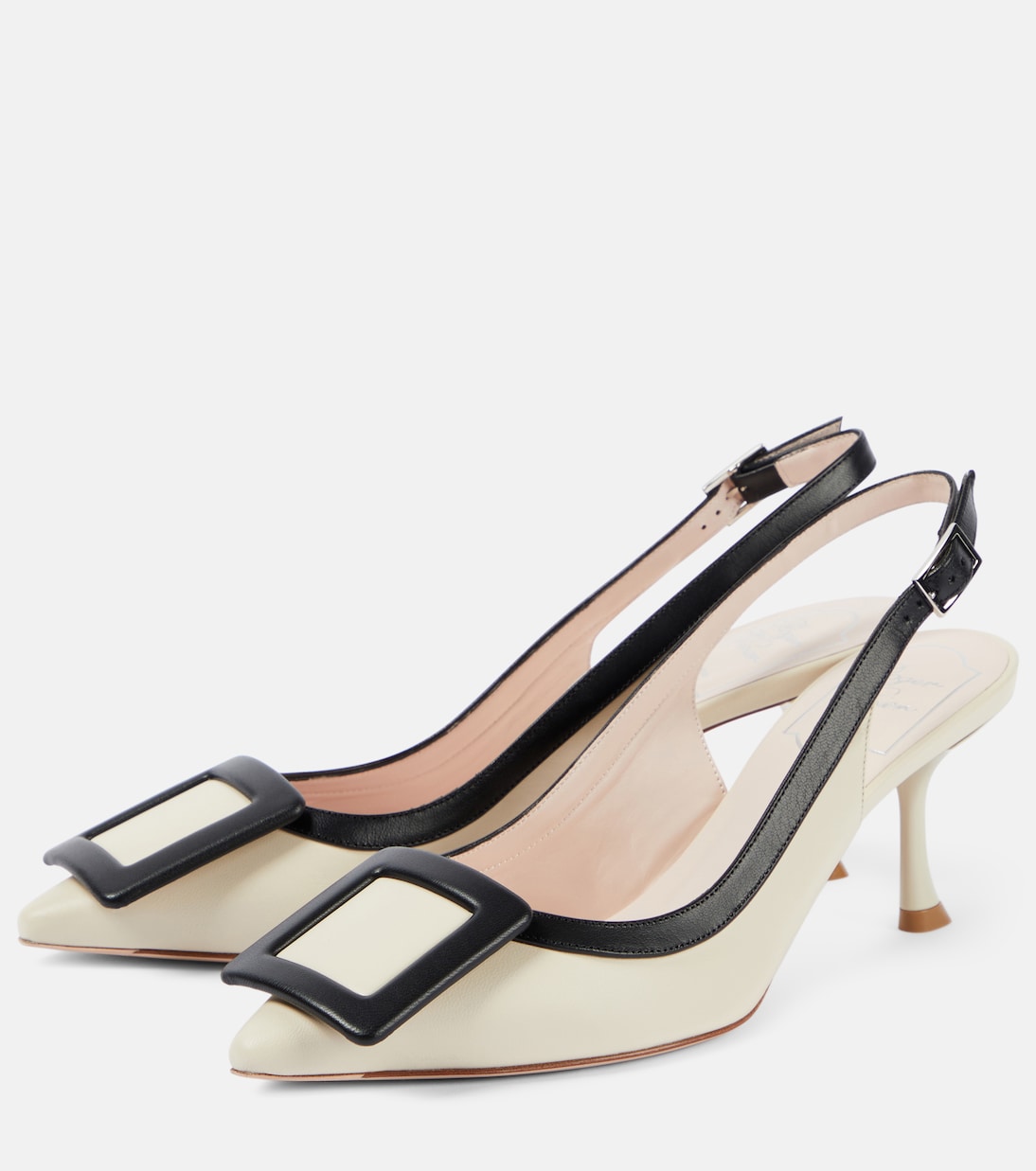 Slingback-Pumps Viv' In The City aus Leder | Roger Vivier