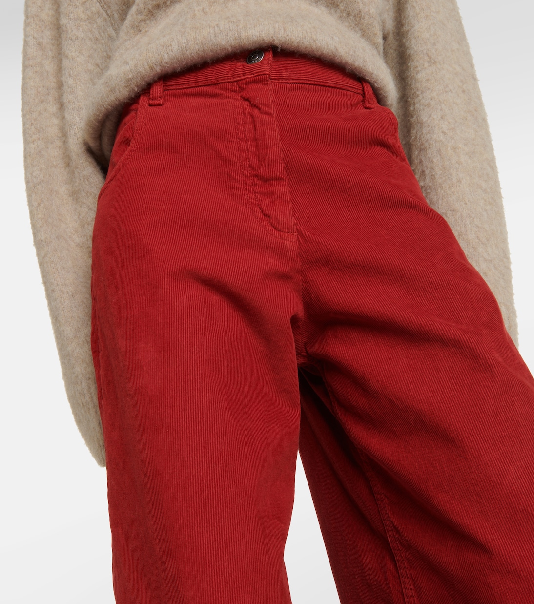 Weite Hose Chan aus Cord | The Row