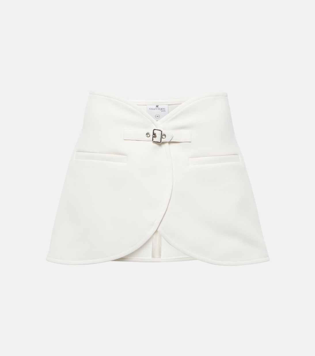 Minigonna Ellipse in twill | Courrèges