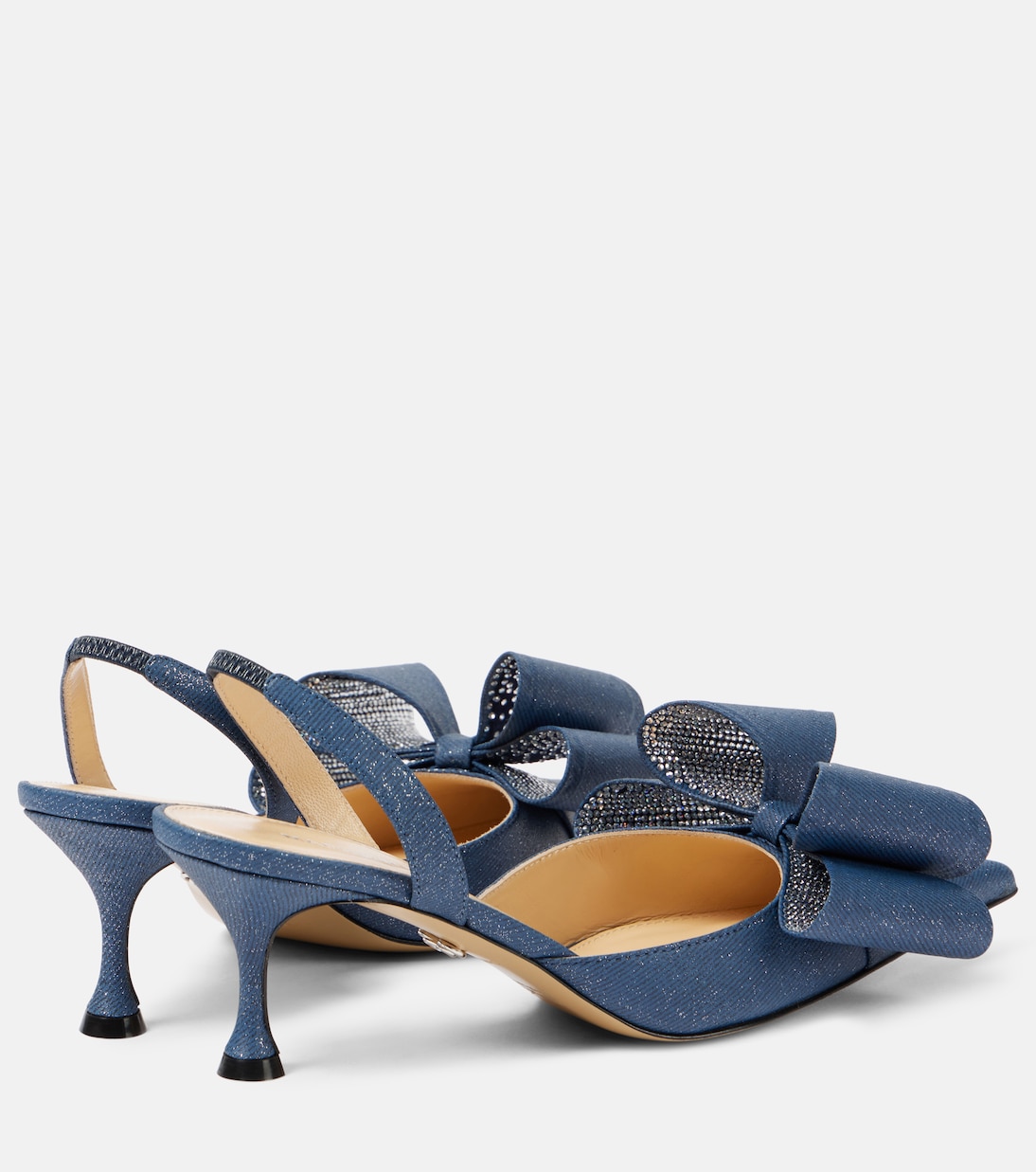 Escarpins Le Cadeau 65 en denim | Mach & Mach