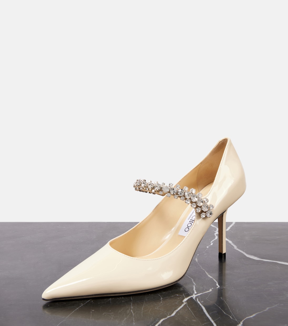 Bing embellished patent leather pumps | Jimmy Choo