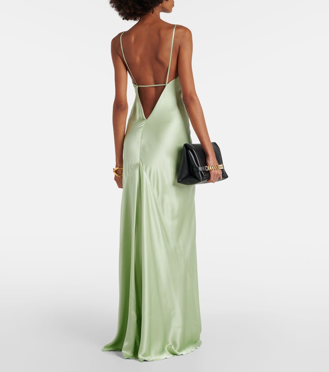 Abito sottoveste in raso | Victoria Beckham