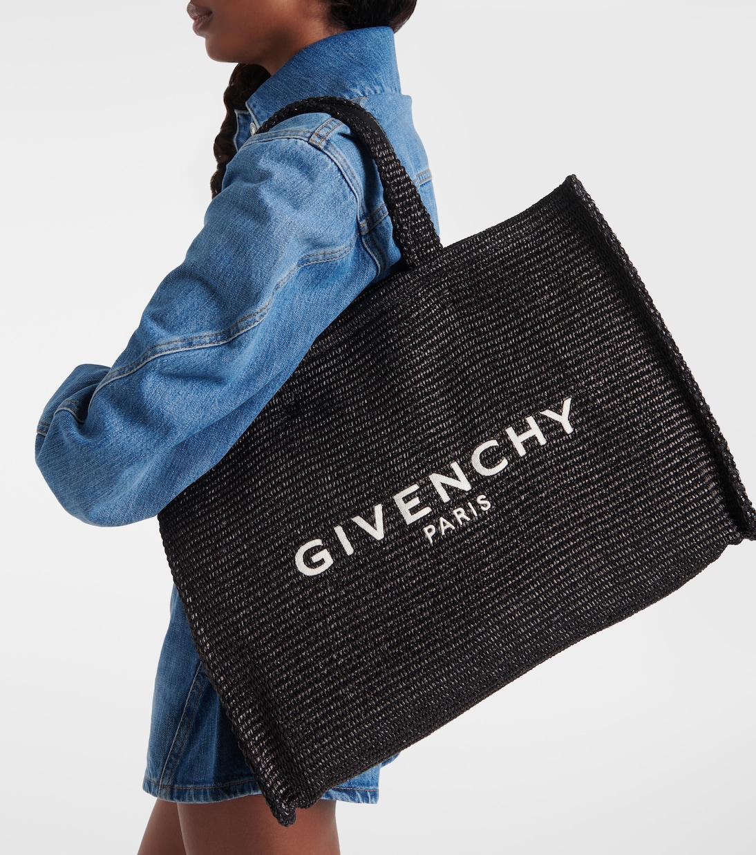Cabas G-Tote Medium en raphia | Givenchy