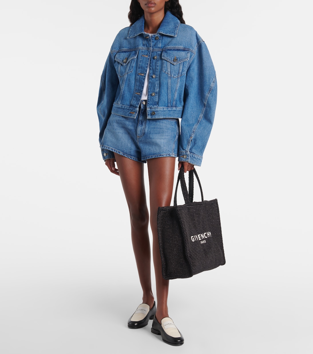 Cabas G-Tote Medium en raphia | Givenchy