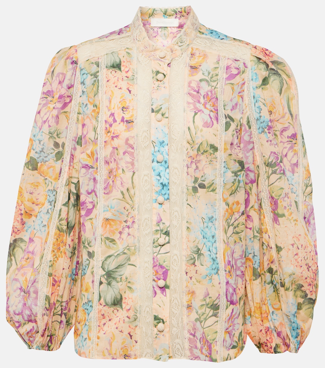 Bedruckte Bluse Halliday aus Baumwolle | Zimmermann