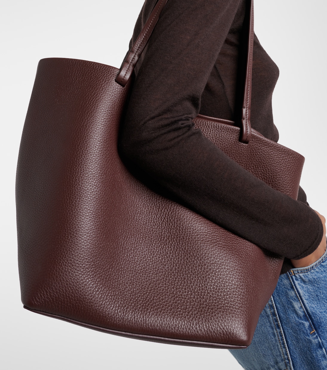 Borsa Park Three in pelle | The Row