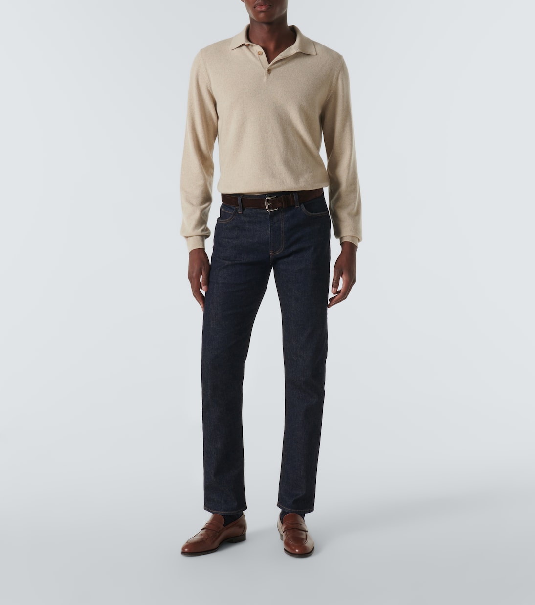 Jeans slim Quarona de tiro medio | Loro Piana
