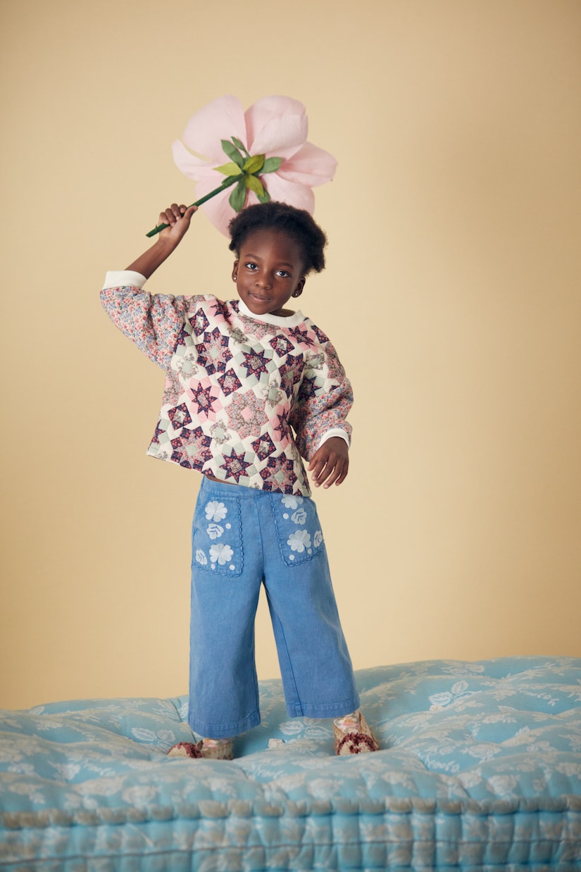 Jeans Flofi bordados | Louise Misha