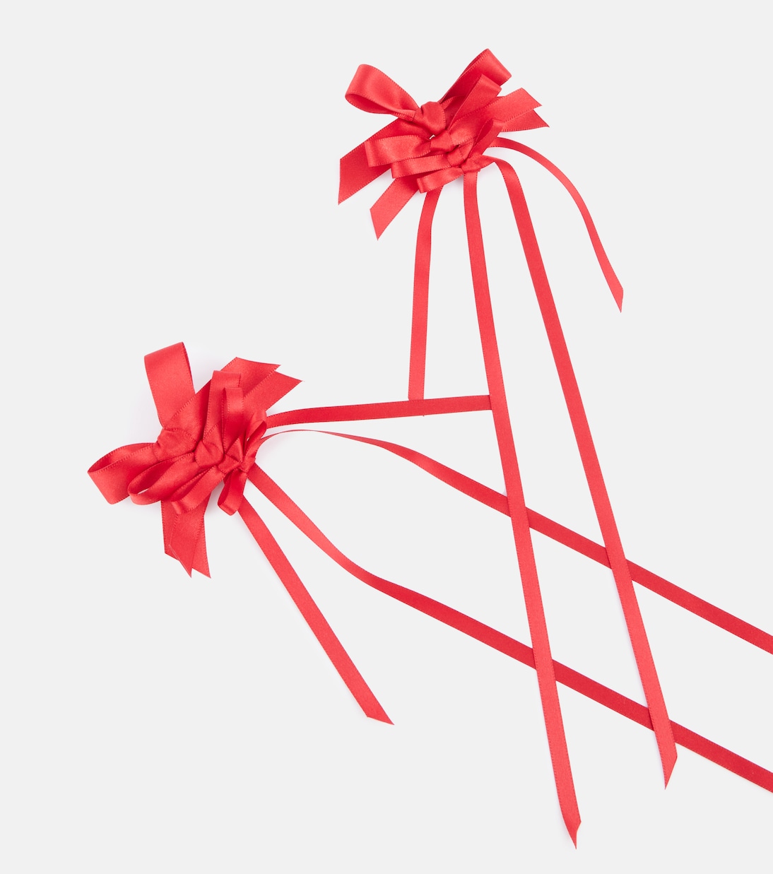 Rosette Bow satin earrings | Simone Rocha