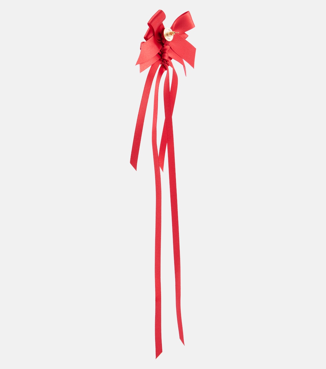 Rosette Bow satin earrings | Simone Rocha