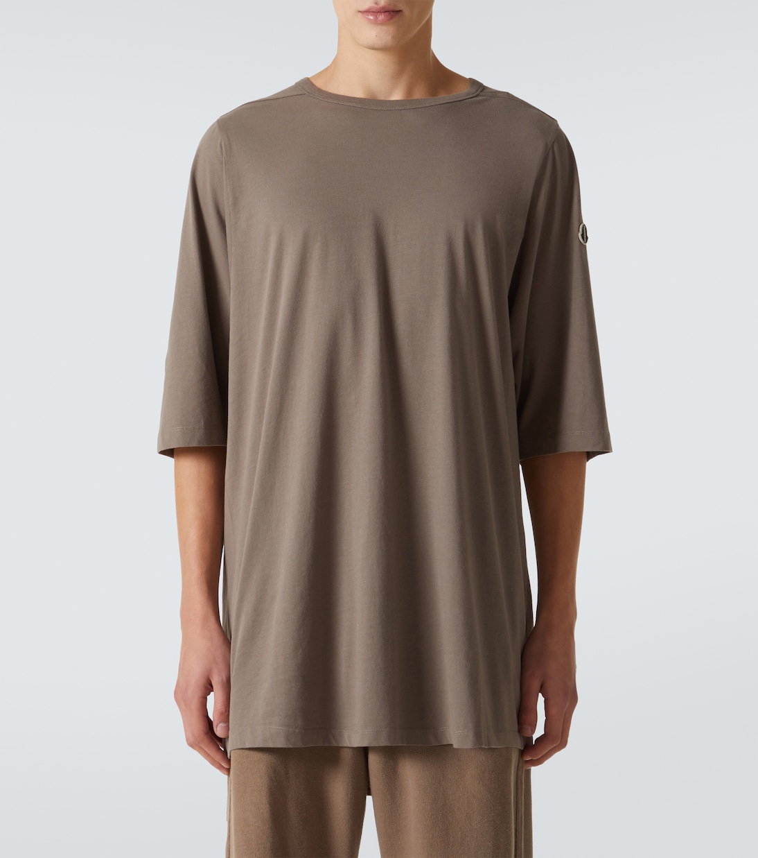 x Rick Owens - T-shirt in jersey di cotone | Moncler Genius