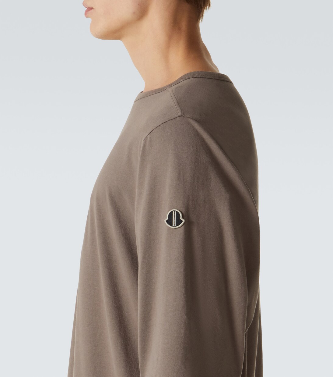 x Rick Owens - T-shirt in jersey di cotone | Moncler Genius