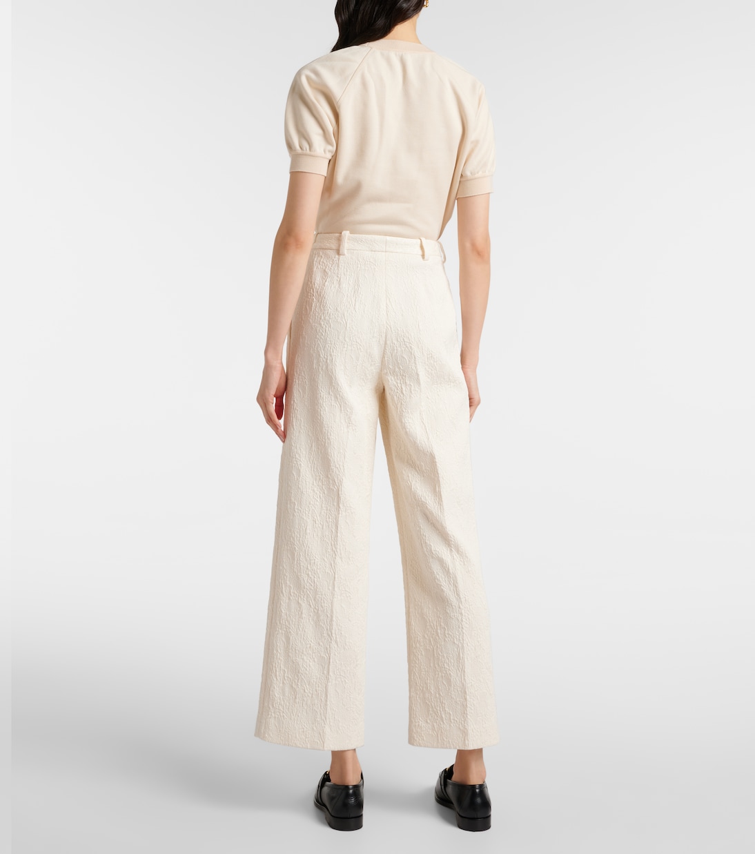 Pantalones anchos Bart de mezcla de algodón | Loro Piana