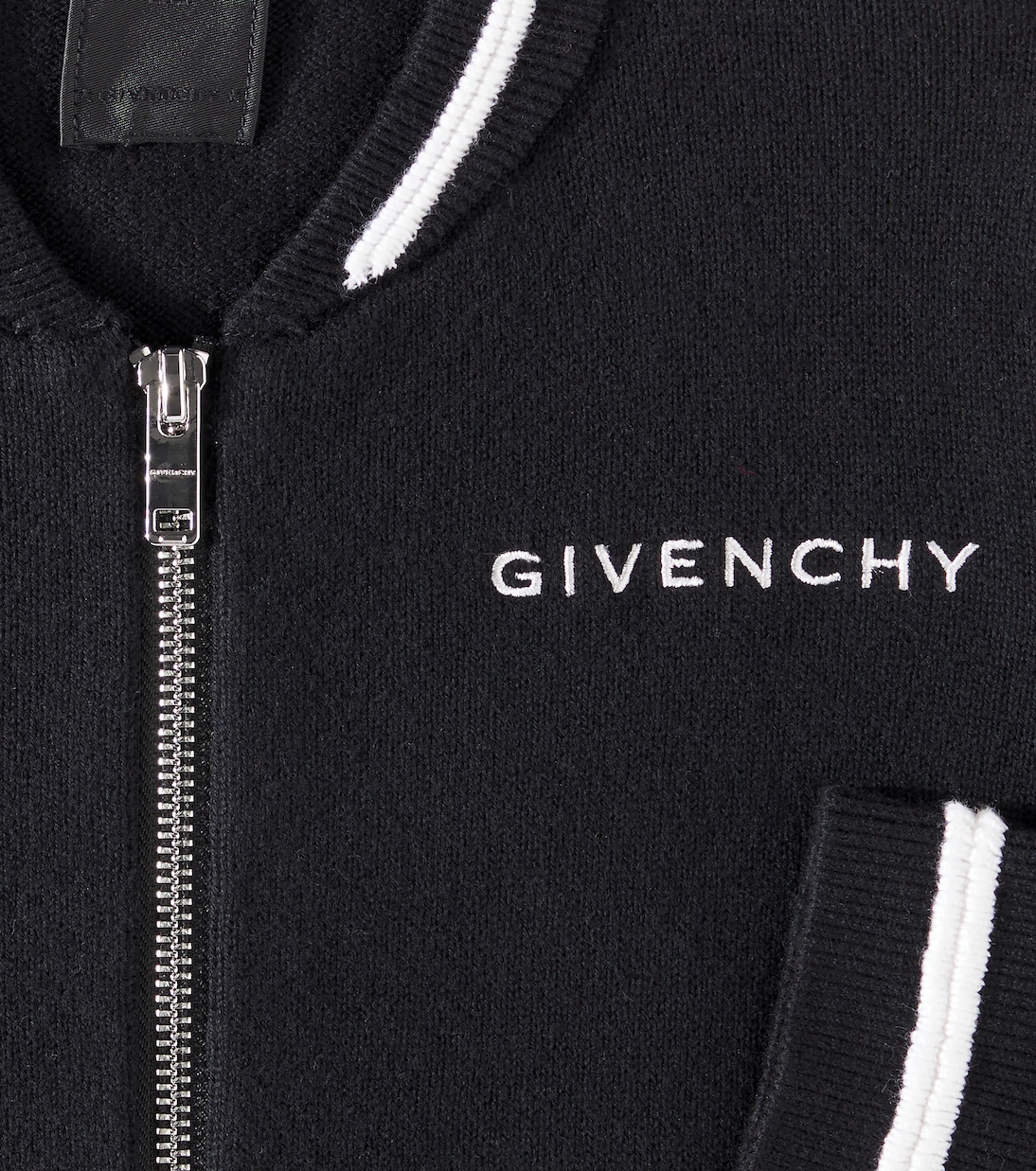 Cárdigan de algodón y cachemir con logo | Givenchy Kids
