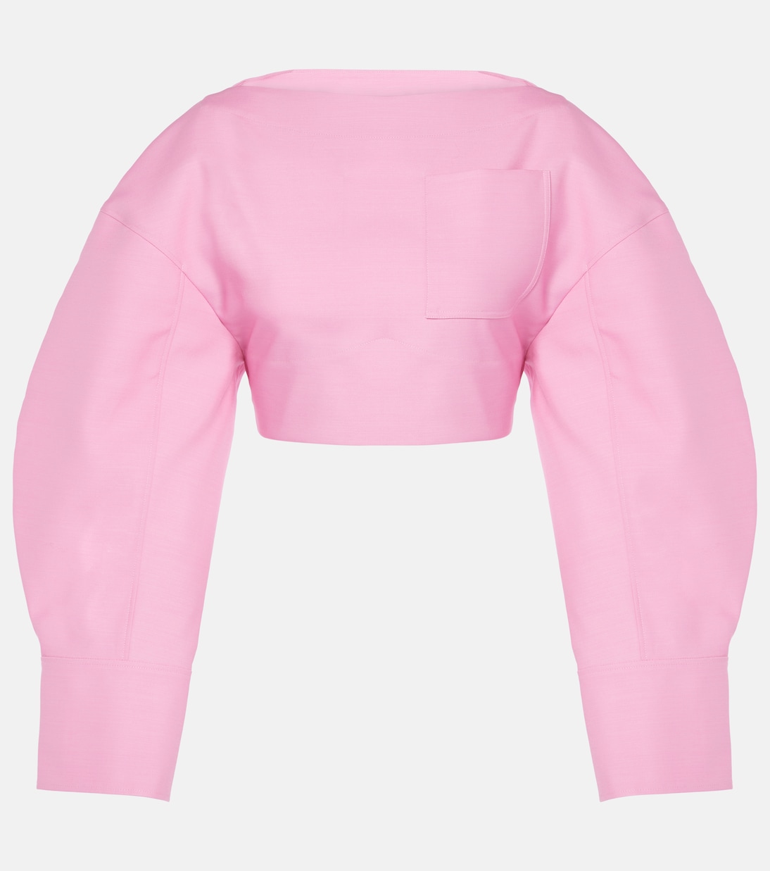 Casaco wool and silk crop top | Jacquemus