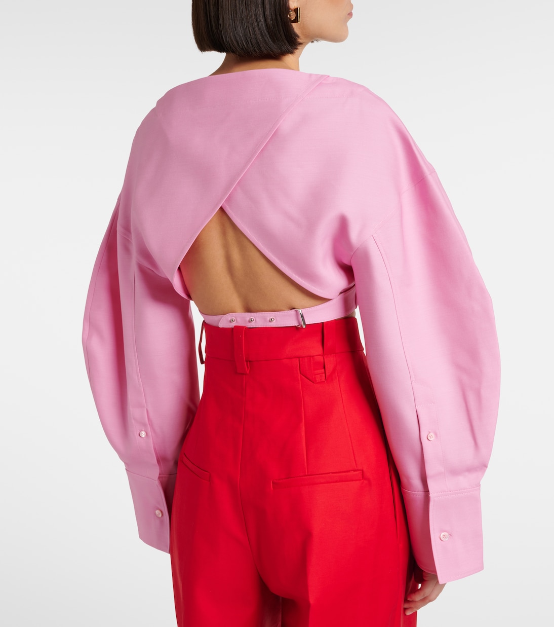 Casaco wool and silk crop top | Jacquemus