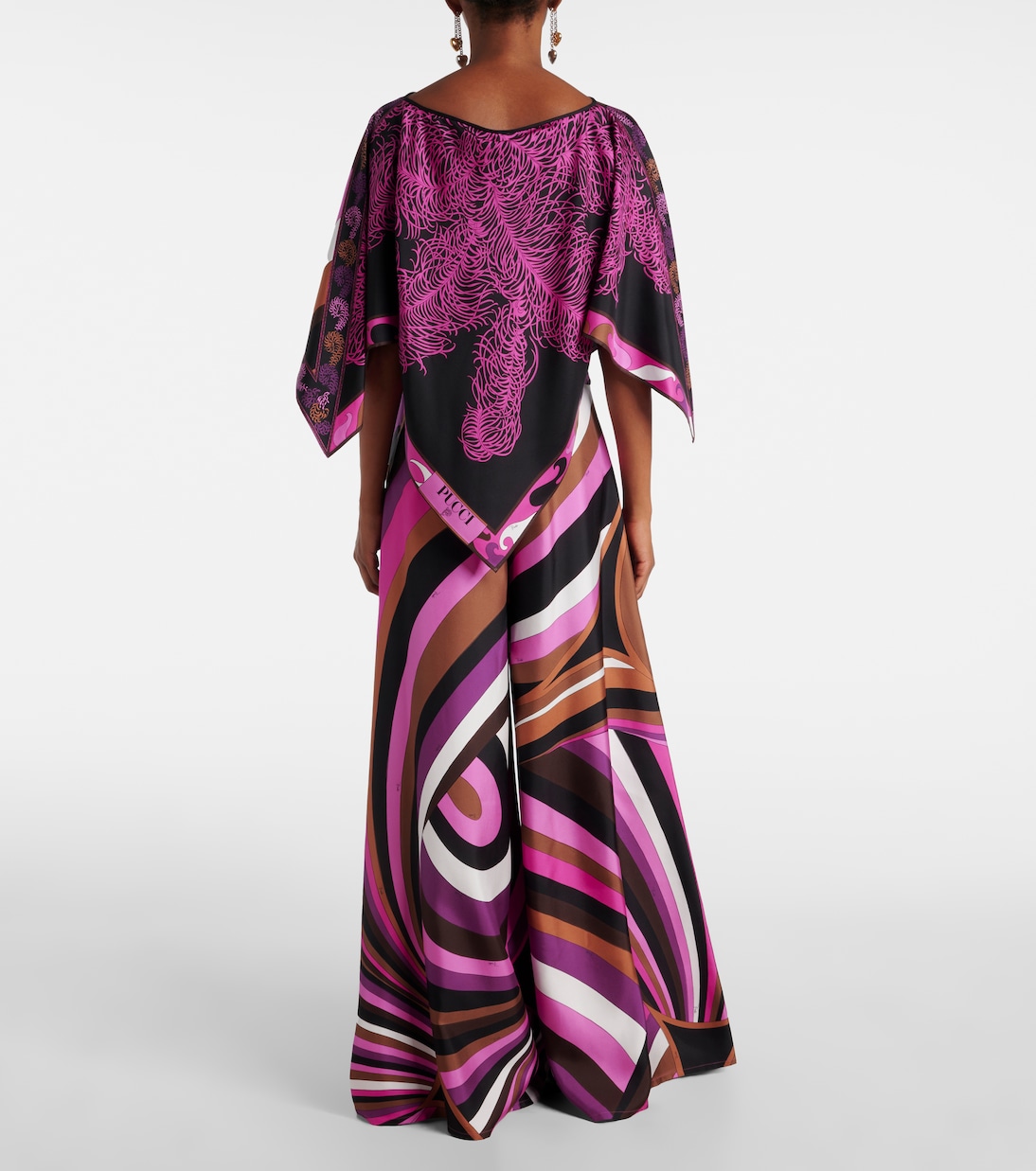 Bedrucktes Top Iride aus Seiden-Twill | Pucci