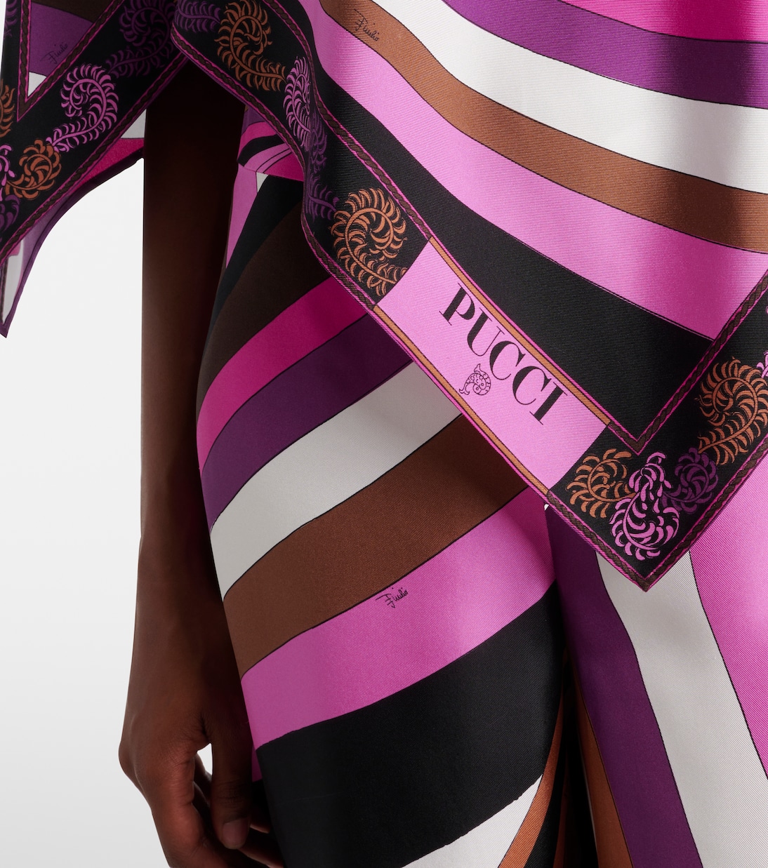 Bedrucktes Top Iride aus Seiden-Twill | Pucci