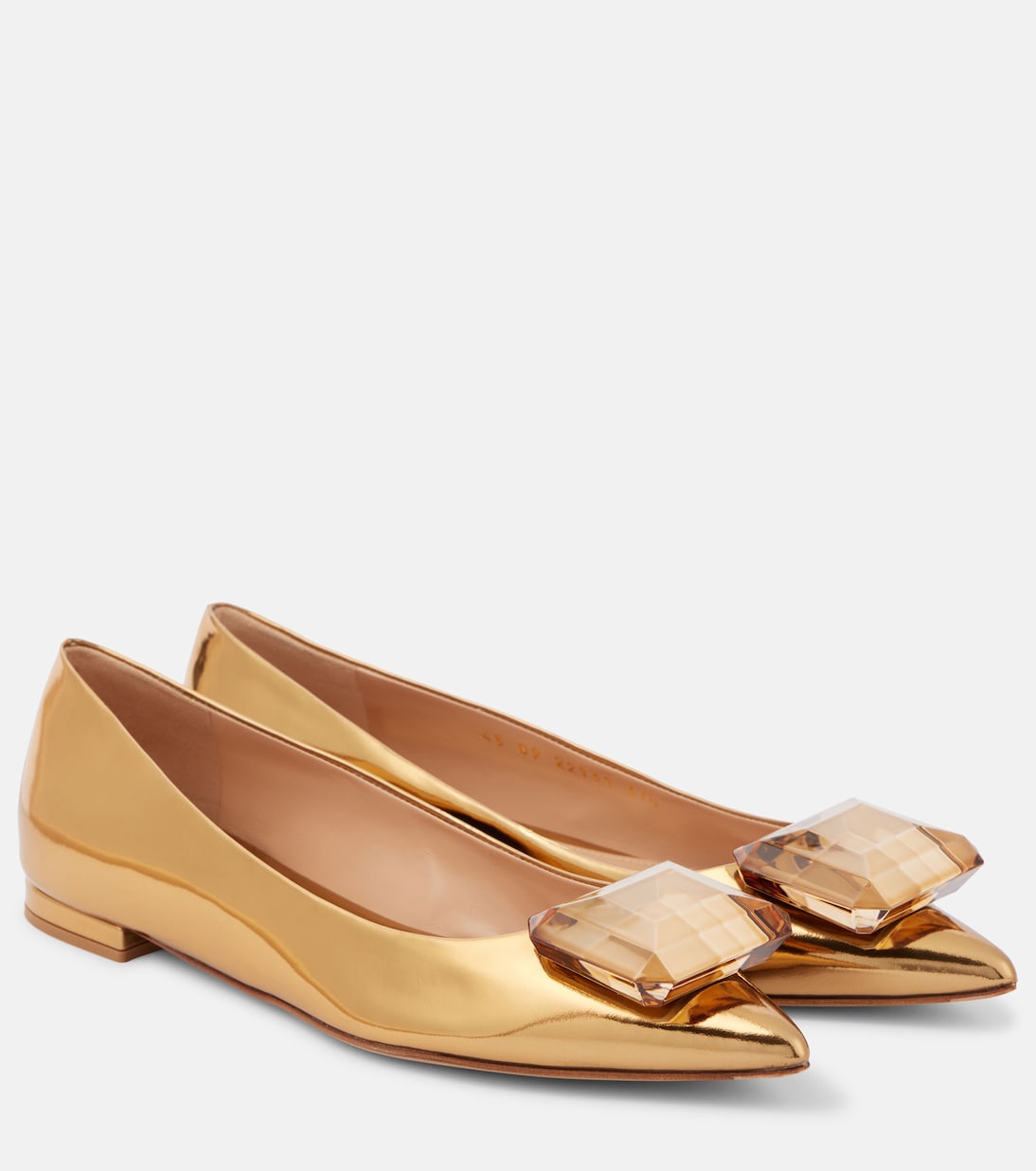 Ballerines Jaipur en cuir métallisé | Gianvito Rossi