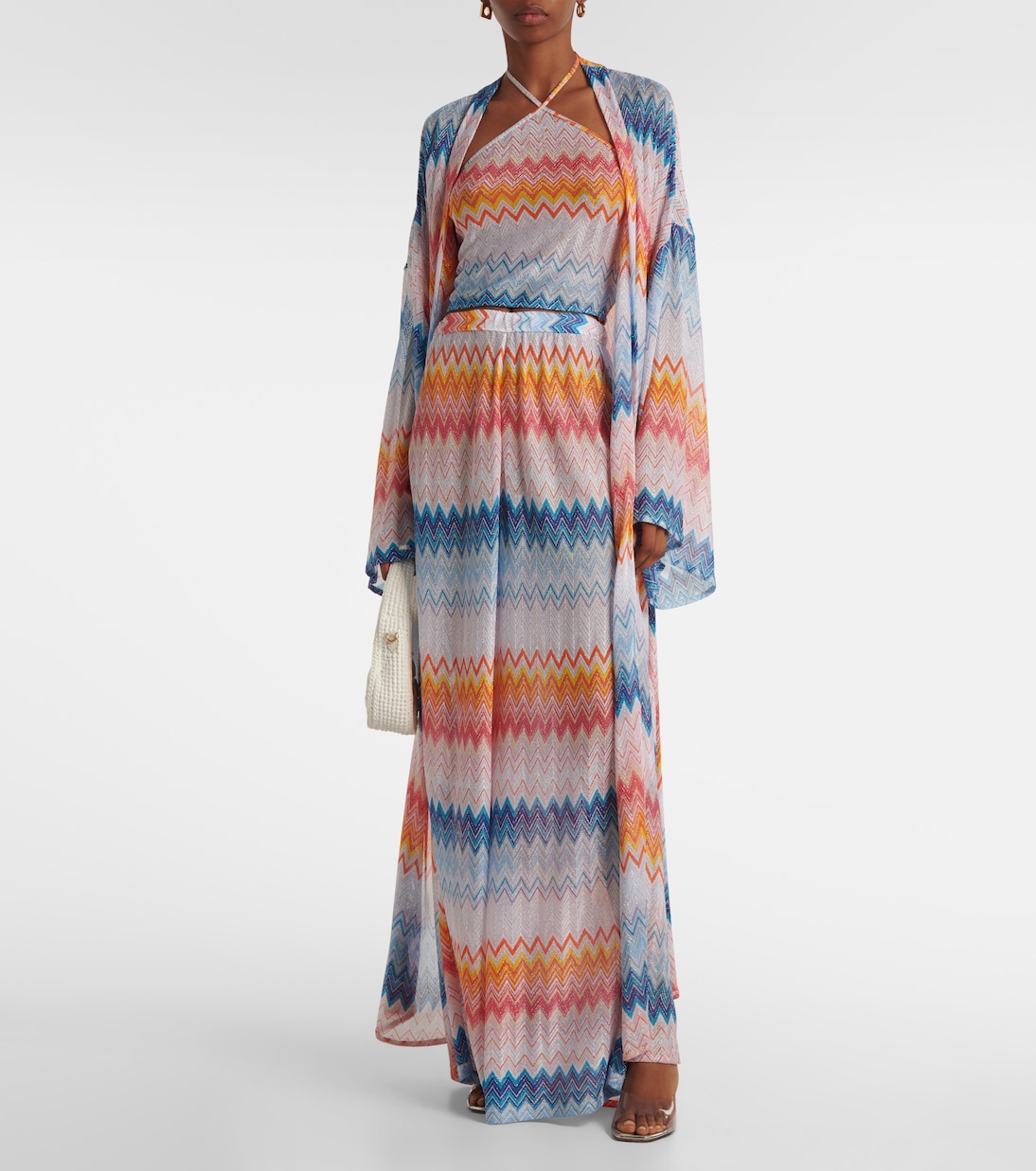 Pantaloni a gamba larga a zig-zag | Missoni