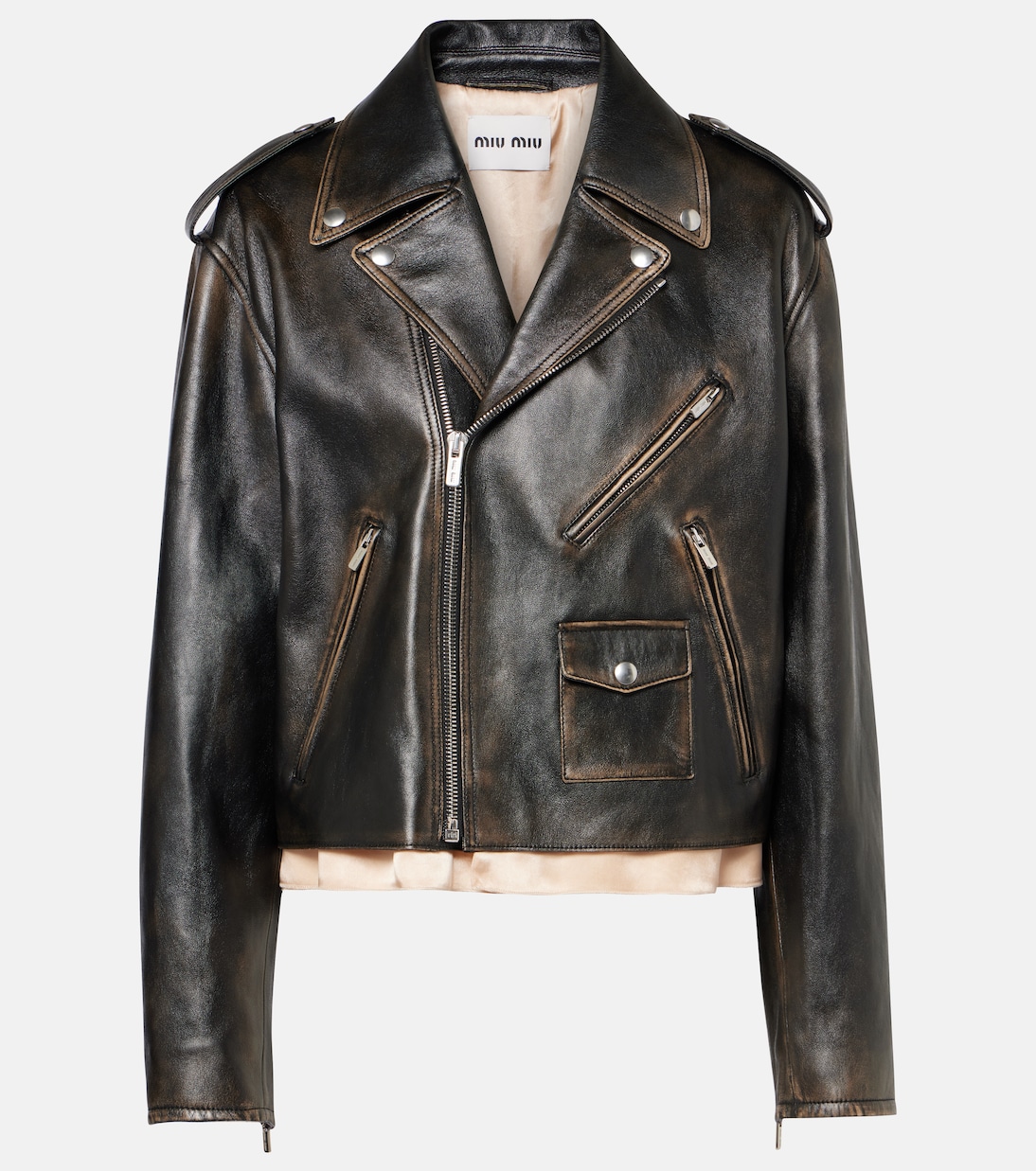 Lederjacke | Miu Miu