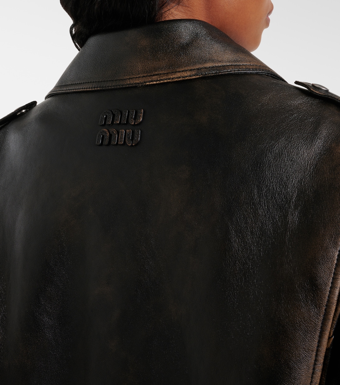 Lederjacke | Miu Miu