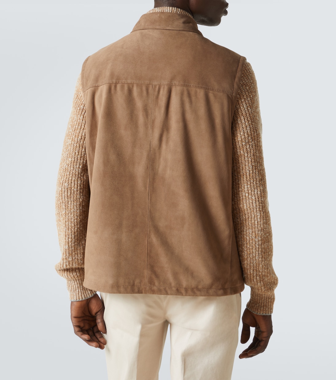 Weste aus Veloursleder | Brunello Cucinelli