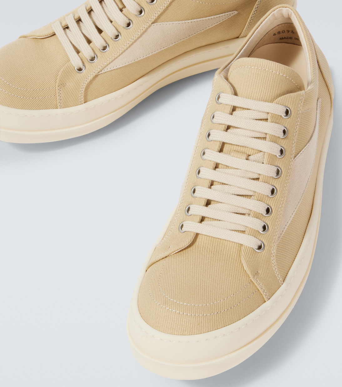 Baskets Vintage Sneaks Low en jean | DRKSHDW by Rick Owens