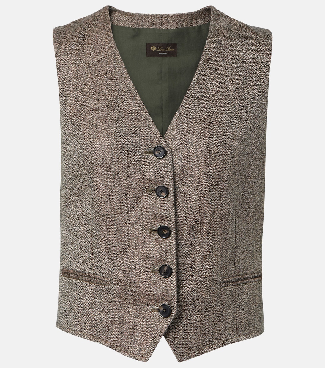 Gilet de costume Teodoro en lin | Loro Piana