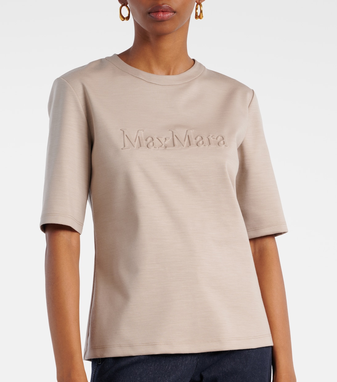 Peter logo wool T-shirt | Max Mara