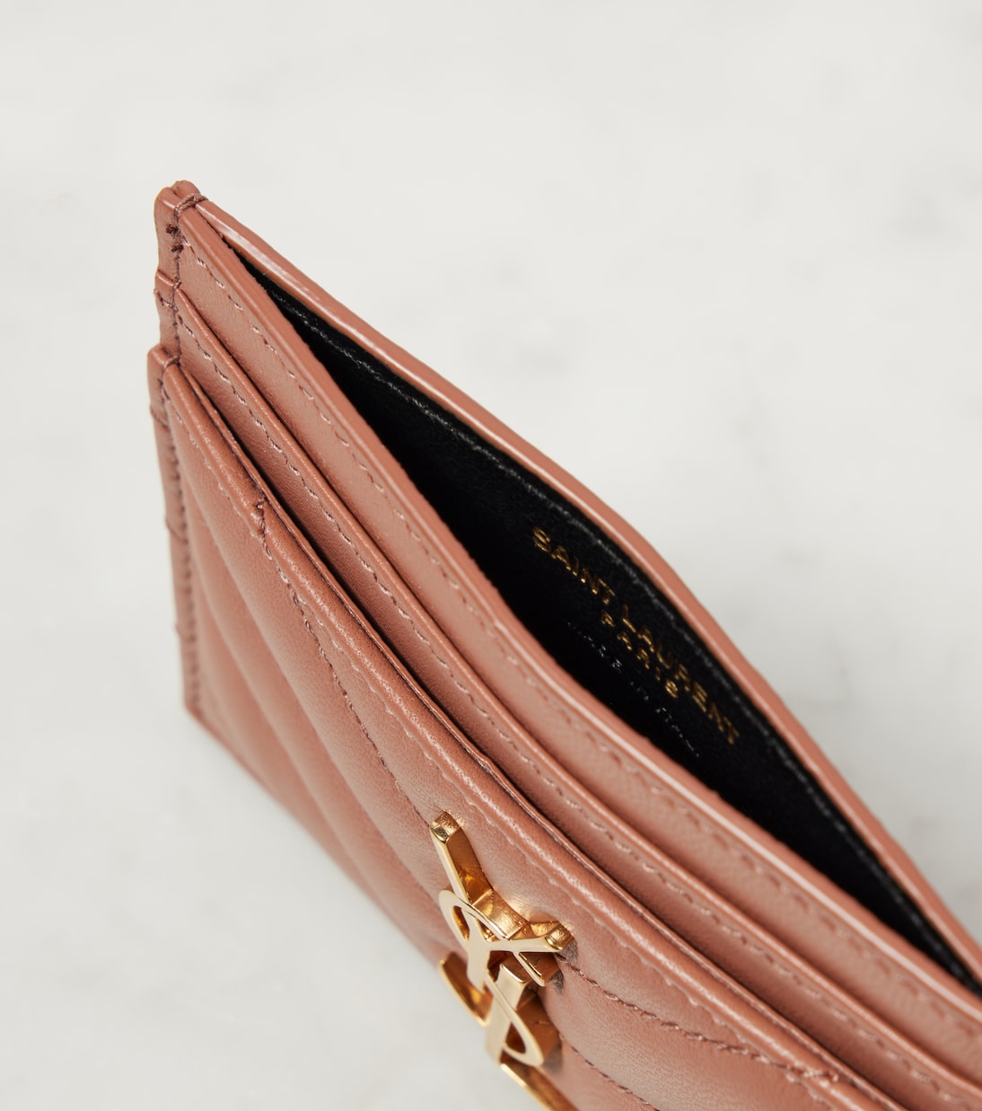 Portafoglio in pelle Saint Laurent per giovani alla moda