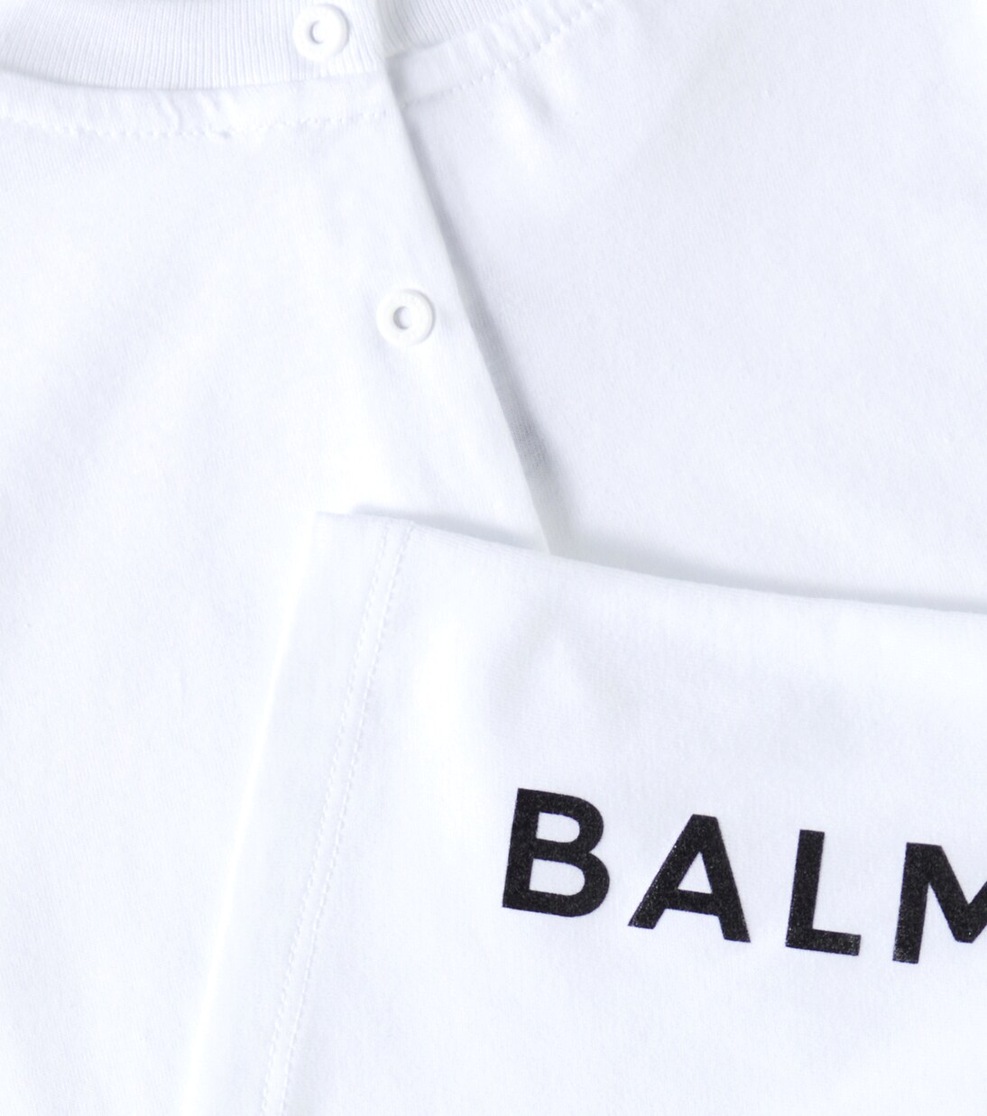 Camiseta de algodón con logo | Balmain Kids