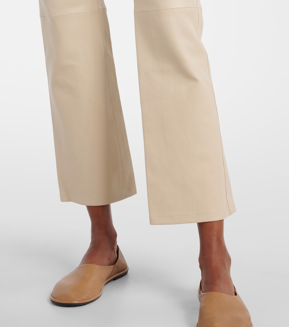 Schmale Cropped-Hose Duke aus Leder | Joseph