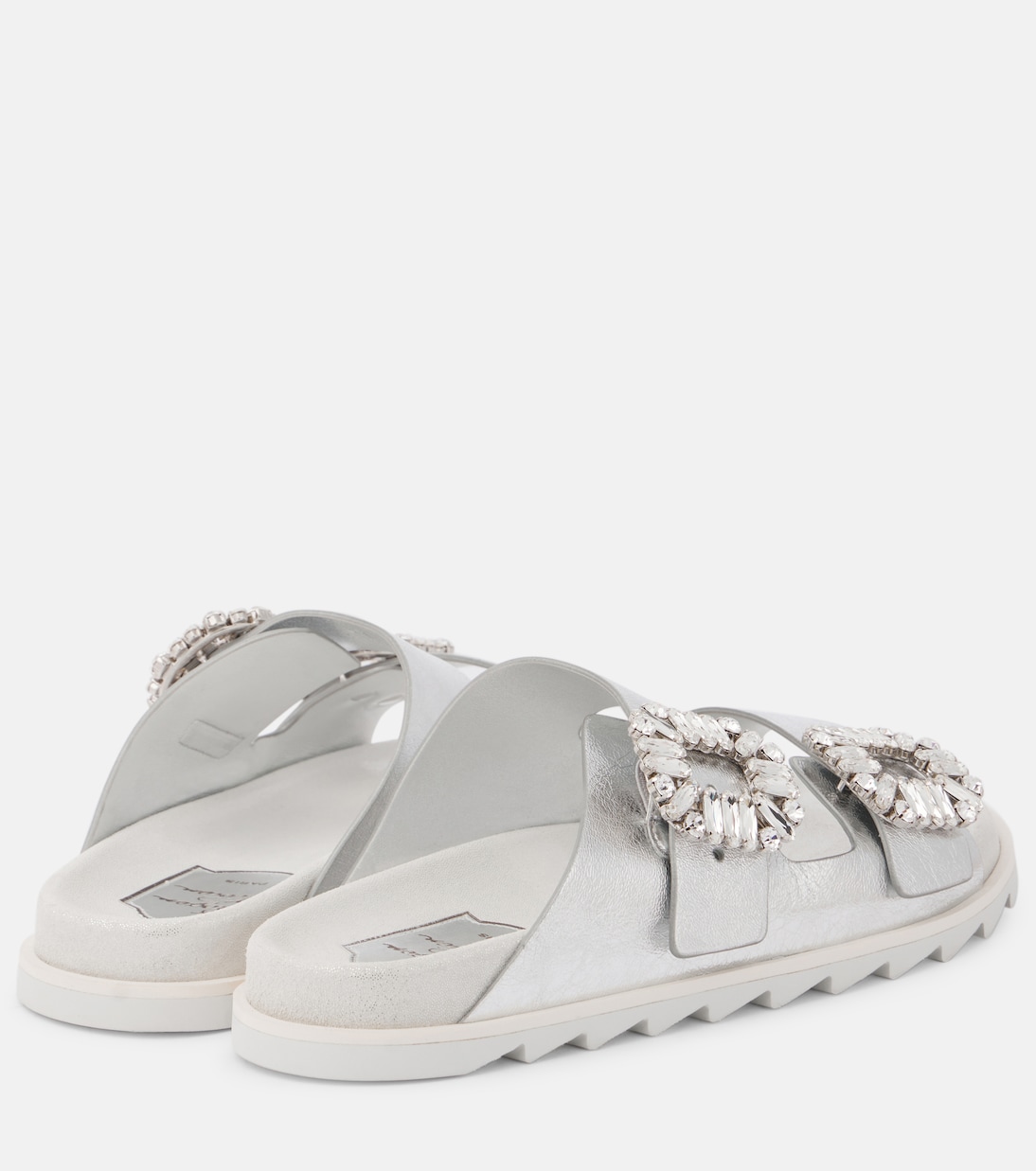 Sandali in pelle metallizzata | Roger Vivier